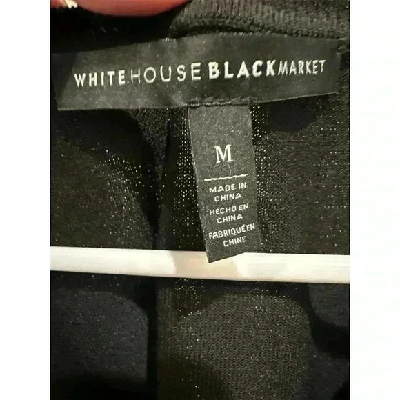 White House Black Market Women's Floral Woven Sweater Hi Low Tank Size M, EUC - Picture 6 of 7